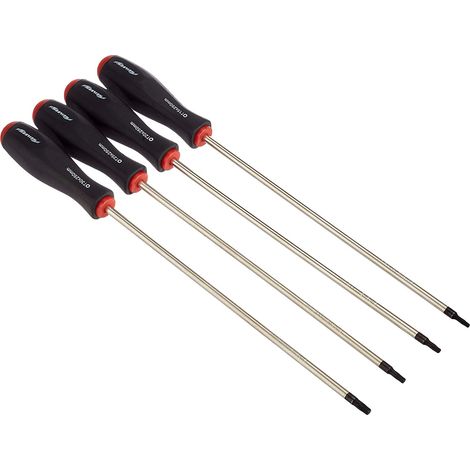 Screwdriver Set 4pc Torx TRX Star Extra Long Head Screwdrivers Set CT2899