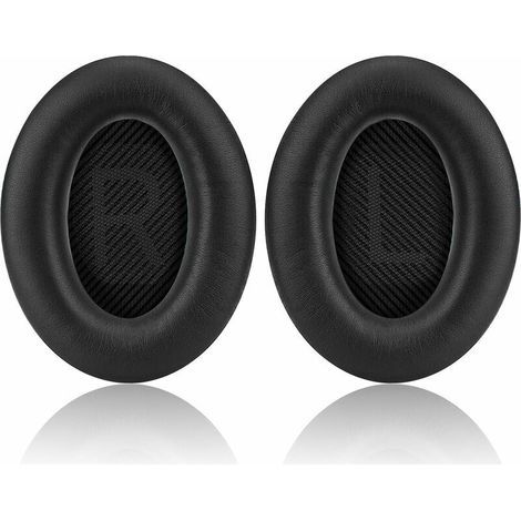 Replacement ear pads for QC25, ear cushion for Bose Quiet Comfort 15 QC15 QC35 AE2 AE2i AE2w, around-ear earphone pads and inner foam mat (Black) (1/5)