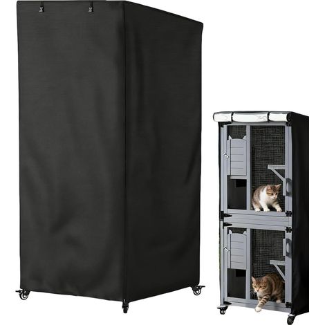 Couverture de Maison d'Extérieur pour Jeune Chat - Couverture Intégrale -