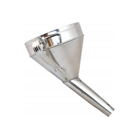 Entonnoir métallique incliné, diamètre 23 cm