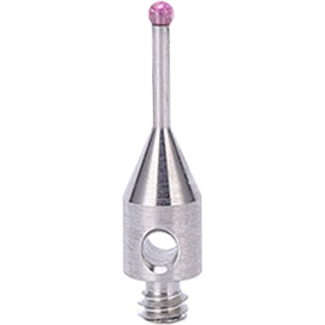 Stylet de sonde tactile CMM, tige en carbure de tungstène, filetage M2, pointe à bille rubis pour Machine-outil à 3 coordonnées 7806 (1/5)