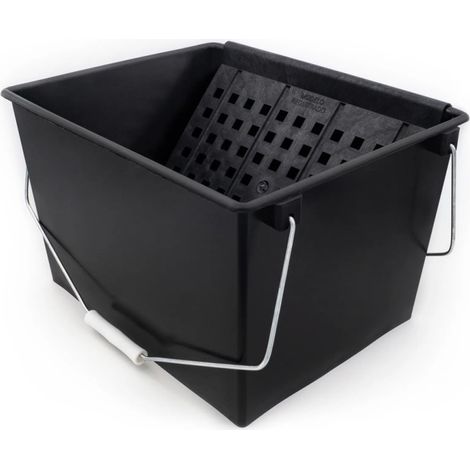 Secchio per vernice in polipropilene 33x27,5 cm Base rinforzata Include griglia per la vernice (1/5)