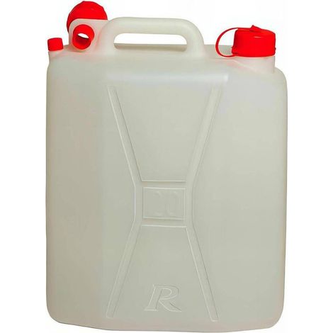 Jerrican Alimentaire 20L - Polyéthylène - Résistant et Pratique - Idéal pour Stockage Sécurisé - D-Work
