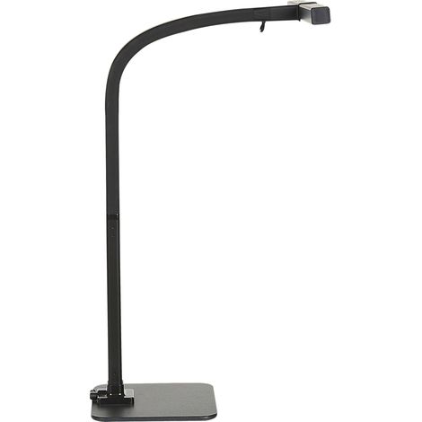 LED Desk Lamp KOURIS with Motion Sensor Metal Black
