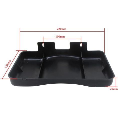 Bac d'évaporation du compresseur pour réfrigérateur congélateur bac récupérateur d'eau frigo dégivrage condensats plastique pièces bac de vidange compresseur de rechange (220 x 120 x 25 mm) (1/3)