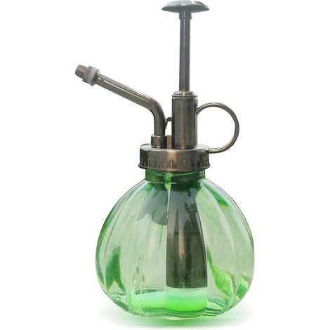 Vaporisateur pour plantes, flacon pulvérisateur décoratif en verre style vintage avec pompe intégrée, petit arrosoir (1/5)
