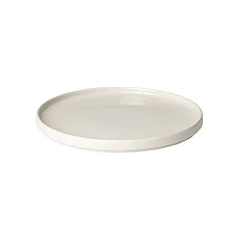 Sottovaso in ceramica bianca con diametro esterno di 13,8 cm, adatto come sottovaso per piante da interno ed esterno, 1 pezzo (1/5)