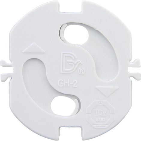 Cache prise protection enfant blanc (1/2)
