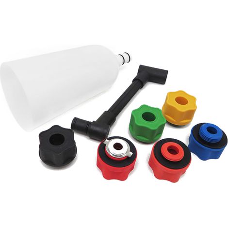 Kit de llenado de aceite de motor de 8 piezas que incluye un embudo y un adaptador para cambios de aceite y mantenimiento del automóvil. (1/5)