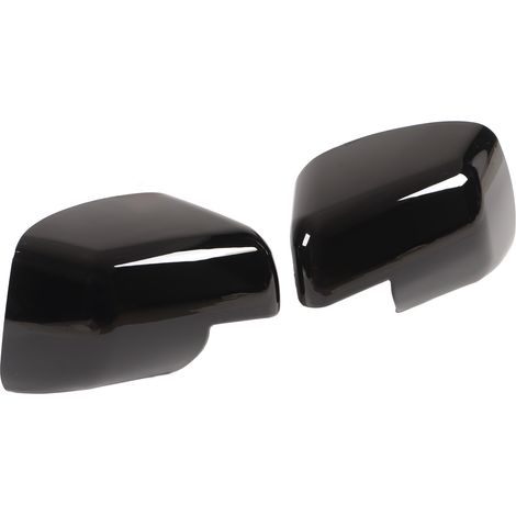 paire de coques de rétroviseurs extérieurs noirs brillants pour Land Rover Discovery Freelander