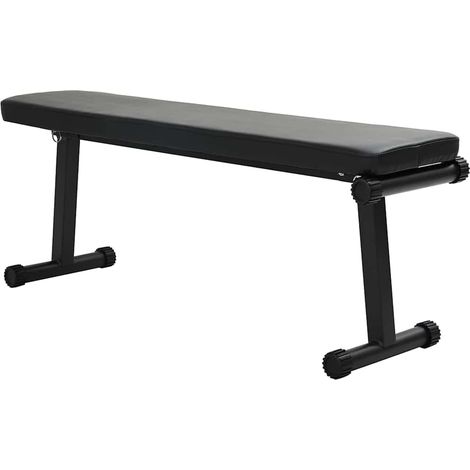 Gewichtsbank Schwarz 108 x 27 x 41 cm Pulverbeschichteter Stahl