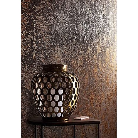 marburg Papier peint non-tisse Cuivre Moderne Unie Repere Avalon pour chambre de mouton salon ou cuisine Qualite superieure 100% Fabrique en Allemagne 10,05 x 0,53m 31644 (1/5)