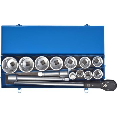 SW-Stahl 07675L jeu de clés à douille I 16 pièces I 1 pouce I 36-38mm I mallette à outils qualité industrielle (1/3)