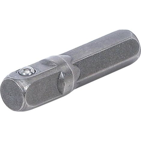 Adaptateur à Cliquet pour Embouts 6,3 mm (1/4) - Mâle 6,3 mm (1/4), 30 mm - Acier Résistant - Compatibilité - D-Work (1/5)
