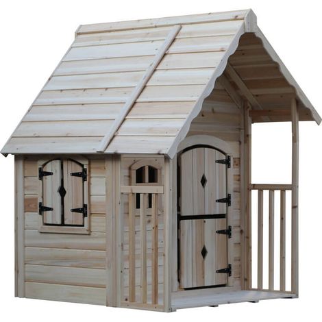 Home Deluxe Casita de madera KIMI - Naturaleza (1/5)