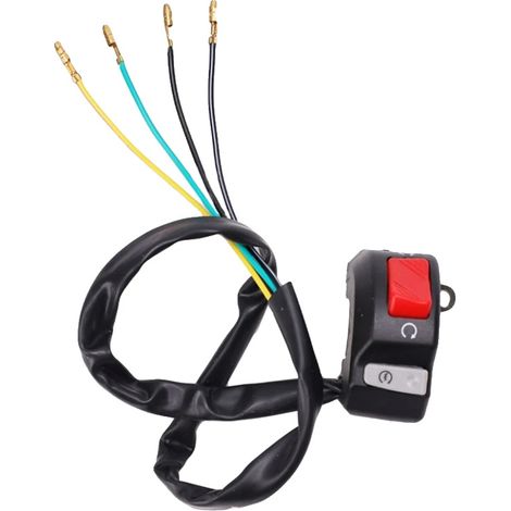 Conjunto de interruptores para manillar, ajuste universal, múltiples opciones de control, 1 unidad. (1/2)