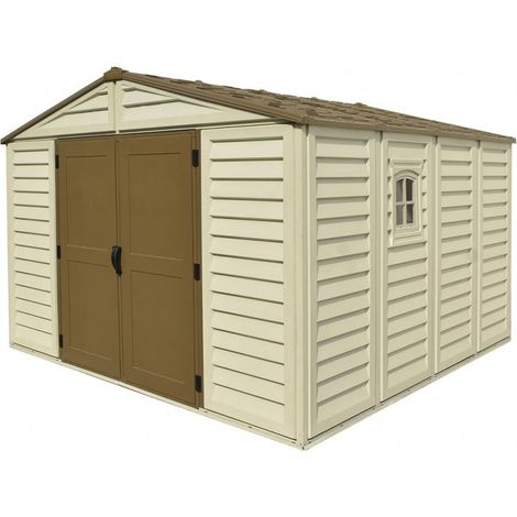 Casetta in PVC WoodBridge Plus 10,5'x10,5' Duramax Premier, 325 x 326 x 233 cm