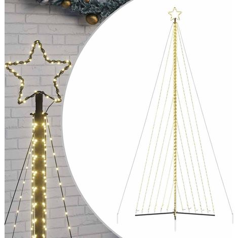 Albero di Natale Albero natalizio Albero festivo a LED 789 LED Bianco Caldo 476 cm (1/5)