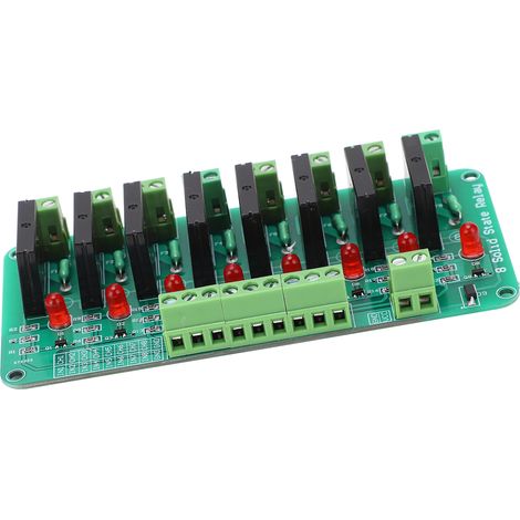 8-Kanal-Relaismodul, elektronisches Halbleiterbauteil mit Widerstandssicherung, 5-V-DC-Eingang (1/5)