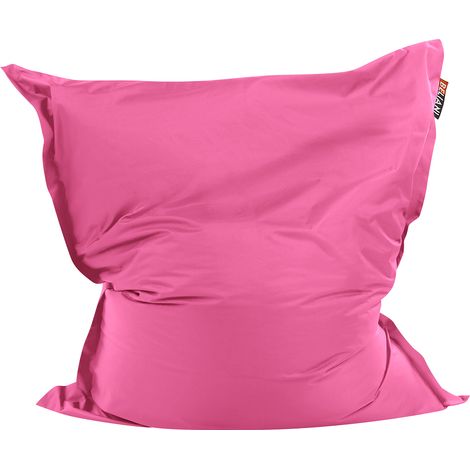 Puf cojín grande rosa cremallera asiento descanso reparador comodidad XL Fuzzy (1/5)