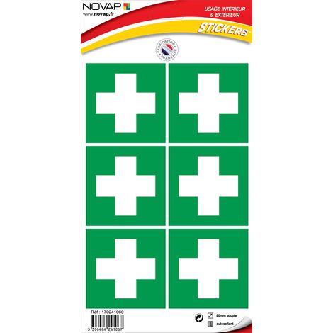 Planche 6 Pictogrammes 80X80mm - Centre de soins - 4241067