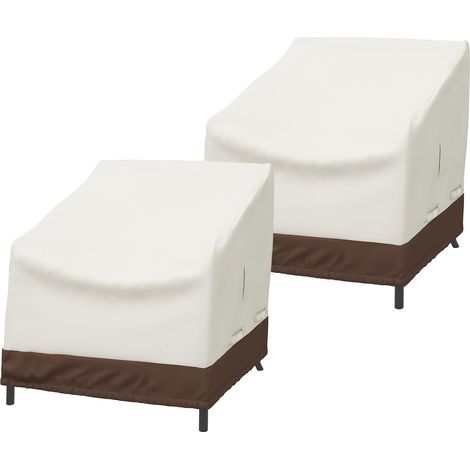 Schutzhülle für einen Sessel, Gartenmöbel, 1-Sitzer – 2er-Set, 96,5 x 89 x 79 cm