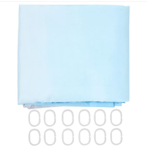 Rideau De Douche - Scene De Plage Imprimée - Polyester Antidérapant Et Étanche - Pour Salle De Bain - 180 X 180 Cm - 1 Pièce (1/5)