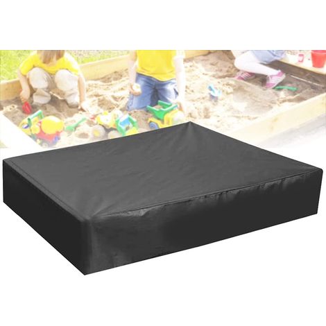 Bâche Bac à Sable - 1 pièce, Bâche Bac à Sable 120x120cm Imperméable - Cordon Serrage (1/5)
