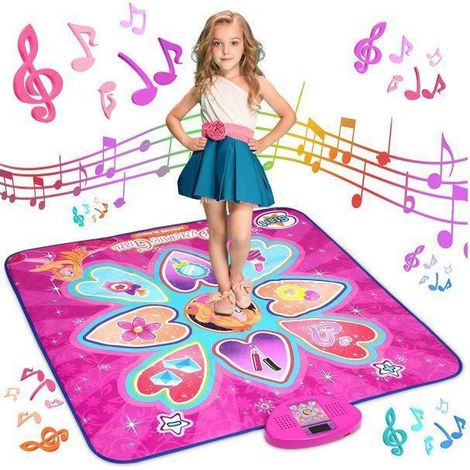 Tapis de Danse Musical pour Enfants de 3 à 14 Ans - KAKOO - Rose - Imperméable et Antidérapant (1/5)