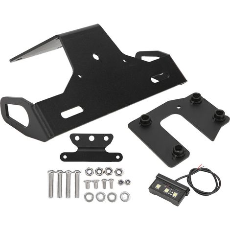Support de plaque d'immatriculation moto avec éclairage LED pour Kawasaki Z900 2017‑2021 (1/5)