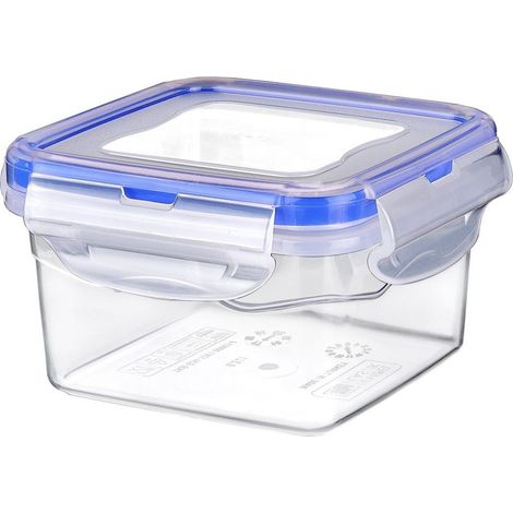 Recipiente para alimentos con tapa y cierre hermético de 300 ml