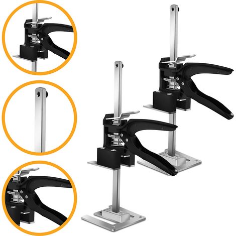 Jiubiaz Handwerkzeugheber Arm Plattenheber Arbeitssparender Bis 240Kg Brett Heber Schrankheber Höhenverstellung Hebevorrichtung 2X (1/5)