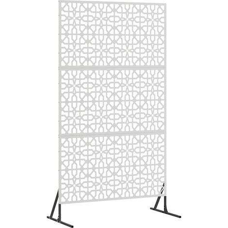 Maison Exclusive - Sichtschutz Grau 100 x 50 x 180 cm Stahl