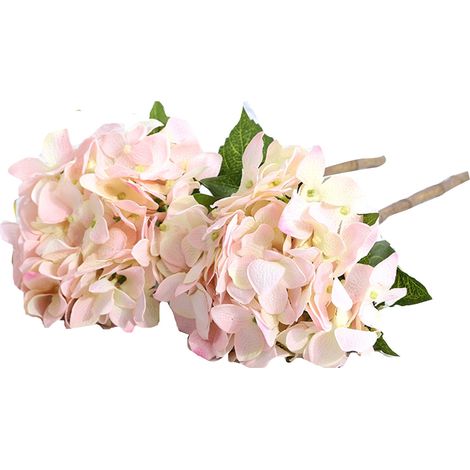 Bouquet D Hortensias Artificiels En Soie Rose Pour Décoration De Mariage Et Maison - Lot De 1 (1/2)