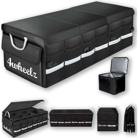 Organizador para coche Essen 4wheelz negro