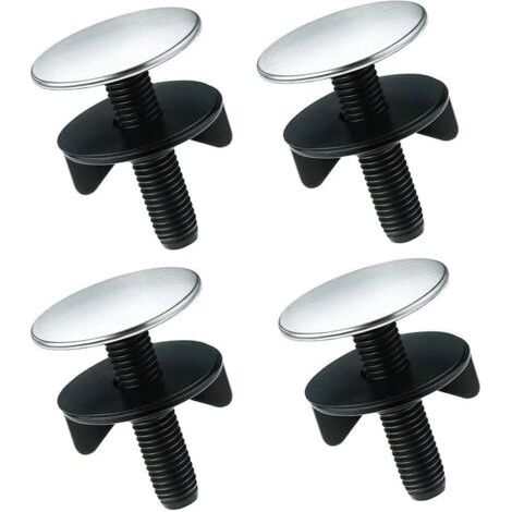 4 Pièces Robinet Trou Couvercle, Robinet Couvercle Trou Cuisine, Bouchon Trou Robinet D'évier, Acier Inoxydable Robinet Trou Couvercle pour Accessoires d'Évier Cuisine, Salle Bain à Maison (15-40mm)