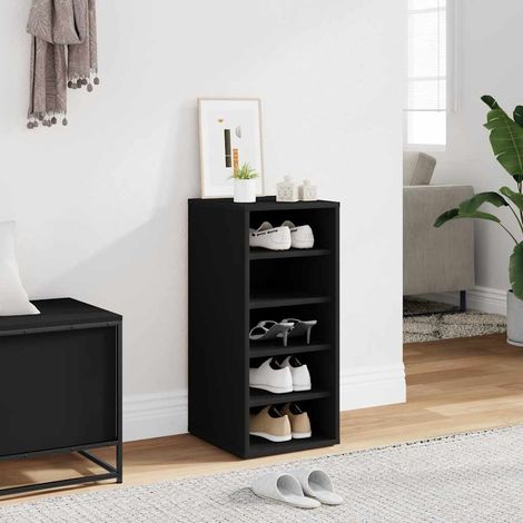 Schuhschrank Schwarz 31,5x35x70 cm Holzwerkstoff
