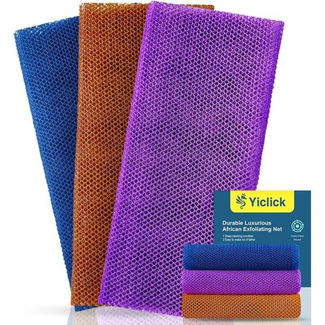Peeling Schwamm Set Rückenbürste Peelinghandschuh Luffa Duschschwamm (1/5)