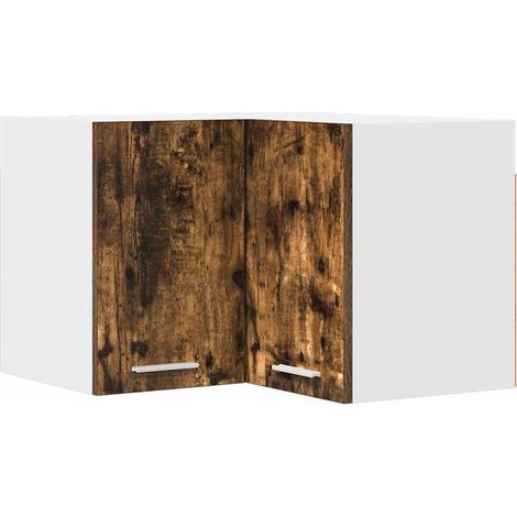 Maison Exclusive - Armadio pensile Rovere Affumicato e Bianco 57 x 57 x 40 cm