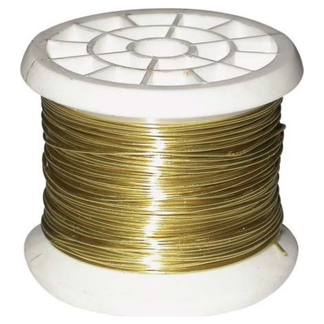 FILOMAT - Fil carcasse laiton bobinot 50 grs