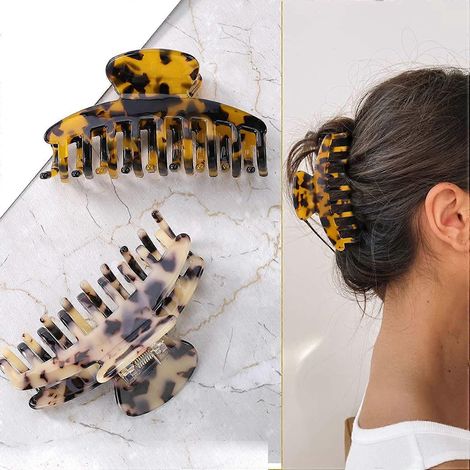 Haarspangen für Damen, große Haarspangen, halten dickes Haar sicher, trendige Haaraccessoires (1/5)