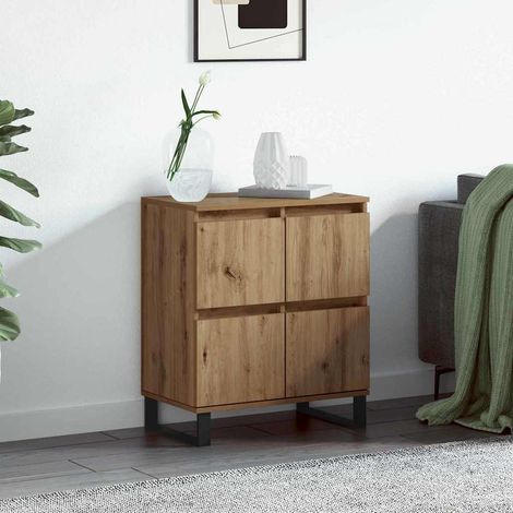 Buffet-Meuble de rangement Marron 60 x 35 x 70 cm Bois d'ingénierie 228452 (1/5)