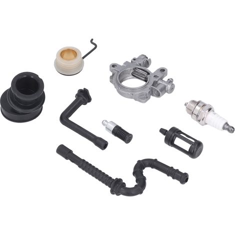 Conjunto de bomba de aceite, engranaje helicoidal y bujía 1127 640 3200, compatible con motosierras STIHL 029 039 MS290 MS310 MS390.