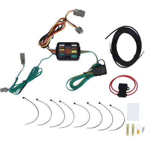 Kit de câblage 4 fils pour attelage remorque Ford Focus Sedan RS, faisceau électrique plat prêt à brancher, installation rapide sans soudure (1/5)