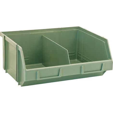 Contenitore sovrapponibile in PEHD modello 3KBD - Verde - Mobil Plastic