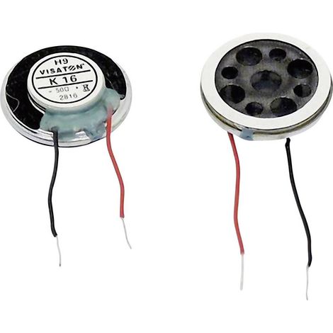 Visaton K 16 - 8 Ohm 0.63 pollici 1.6 cm Mini altoparlante 0.5 W 8 Ω