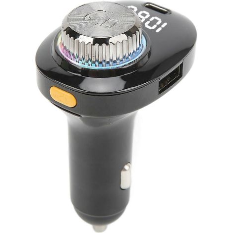 Bluetooth-Auto-Adapter mit FM-Transmitter, kabellosem FM-Radio-Adapter mit zwei Anschlüssen, Auto-Musikplayer, Radioaufnahme