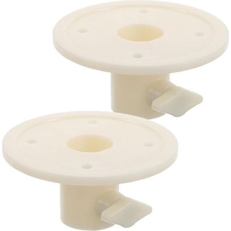 Lot de 2 vis de stabilisation pour poteau de mannequin, support de base universel, pièces de rechange, stable, antidérapant, minimaliste, présentoir de torse pour magasin de vêtements, (1/5)