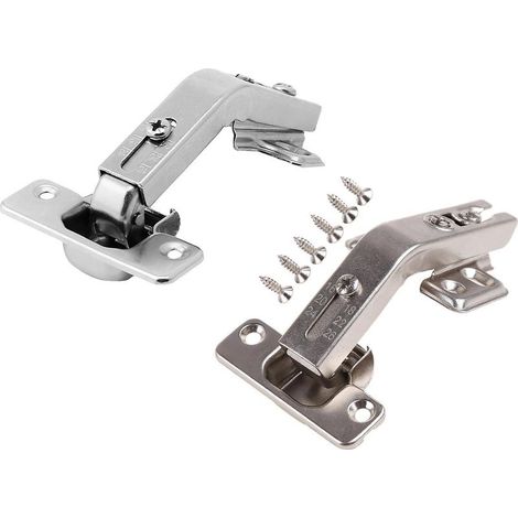 135-degree door hinges – High-quality iron – 30,000 opening cycles – For cabinets and furniture – Easy installation (1/5)