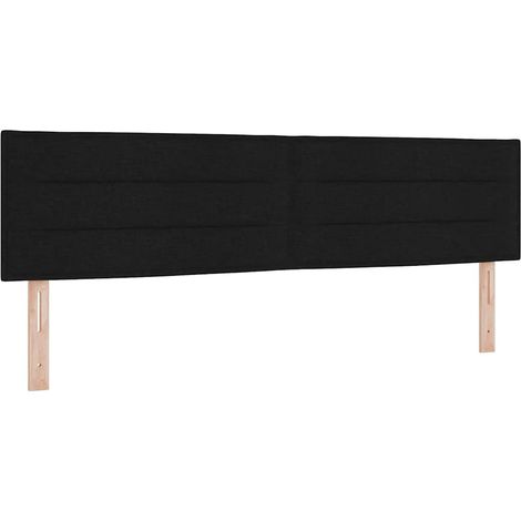 Maison Exclusive - Testiera Nero 180 cm Tessuto